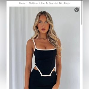 White fox still your best bustier black